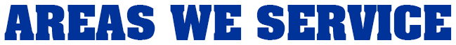 AREAS WE SERVICE
